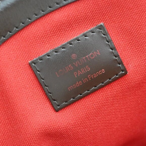 LOUIS VUITTON Verona PM Shoulder Bag Damie Ebene Leather Brown N41117 20EE998 - Picture 9 of 15